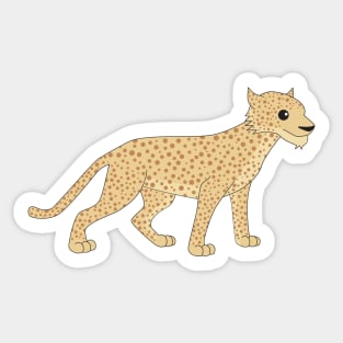 Spotted Big Cat Sticker